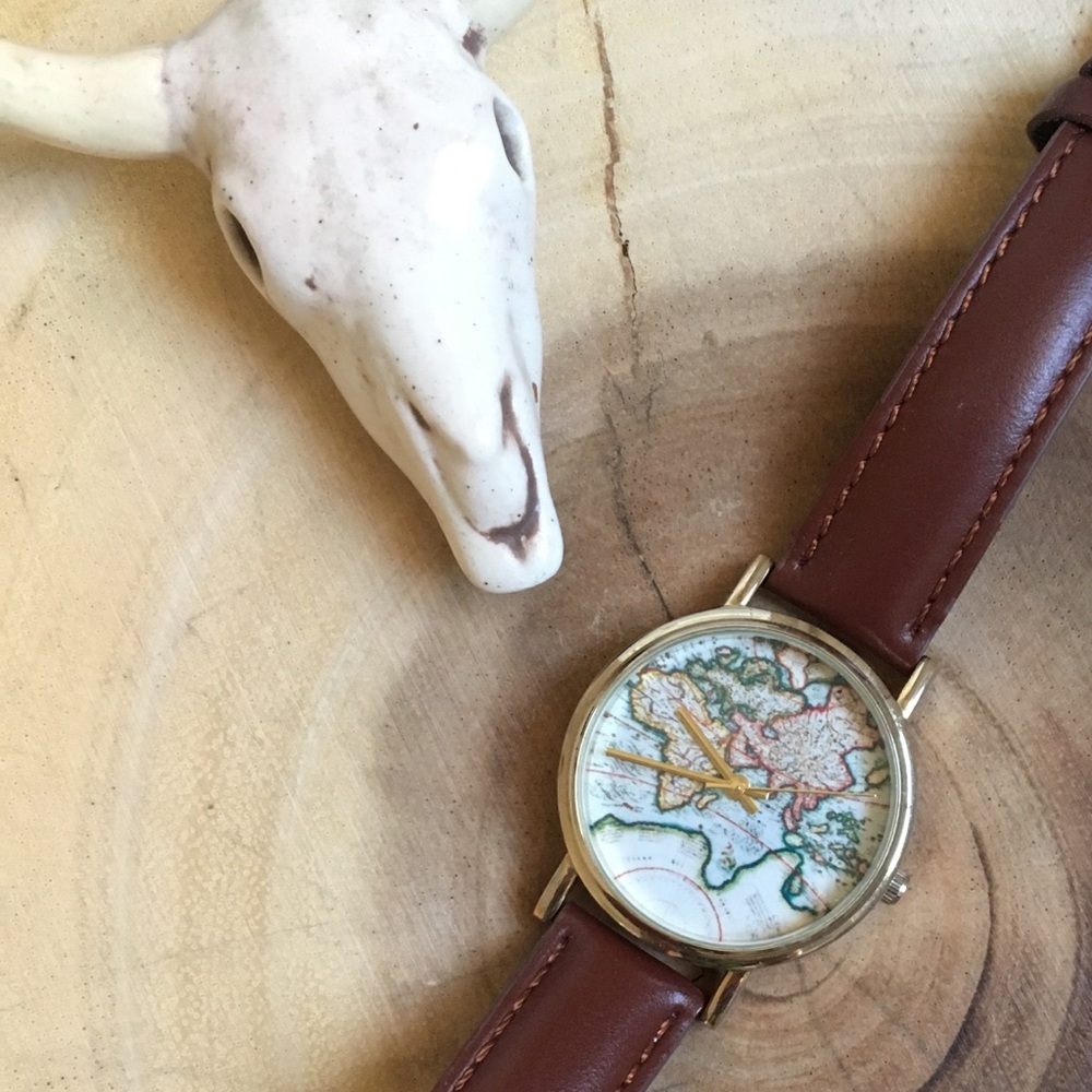 Urban Outfitters World map Watch