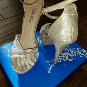 LUNA Loretta-06 D'Orsay Peep Toe Platform Pumps Rh