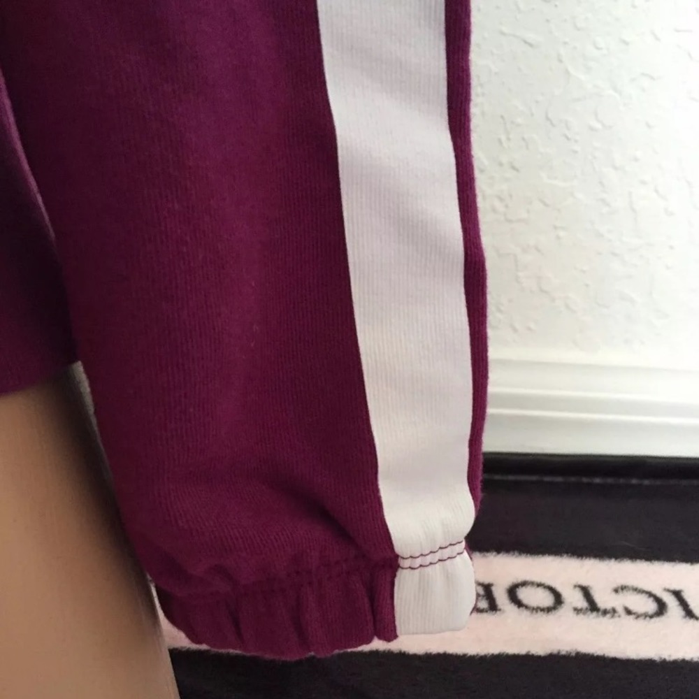 Vs Pink Berry White Split Neck Pullover Sweater - image 3