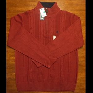US Polo Assassin red sweater