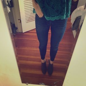 Madewell skinny ankle jeans