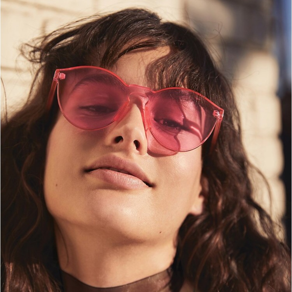 Pink Free People sunnies