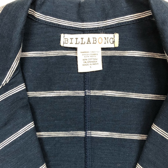 Billabong | Nautical Striped Blazer Cardigan S - Picture 4 of 8
