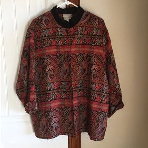Women's 2X Coldwater Creek tapestry jacket
