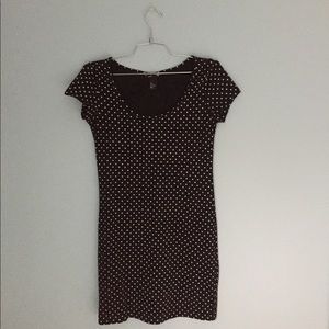 H&M BASIC polka dot dress