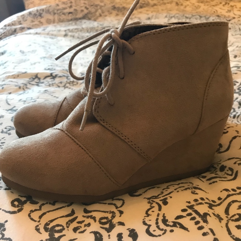 Wedged Ankle Bootie