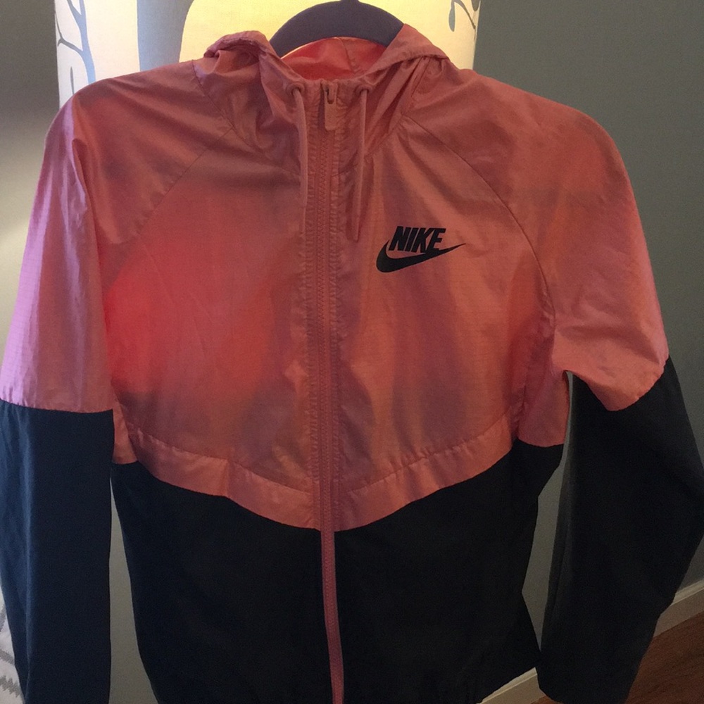Nike windbreaker, Pink and Black