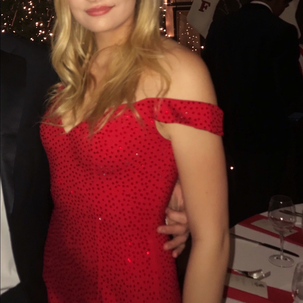 Sherri Hill Floorlength Red Dress