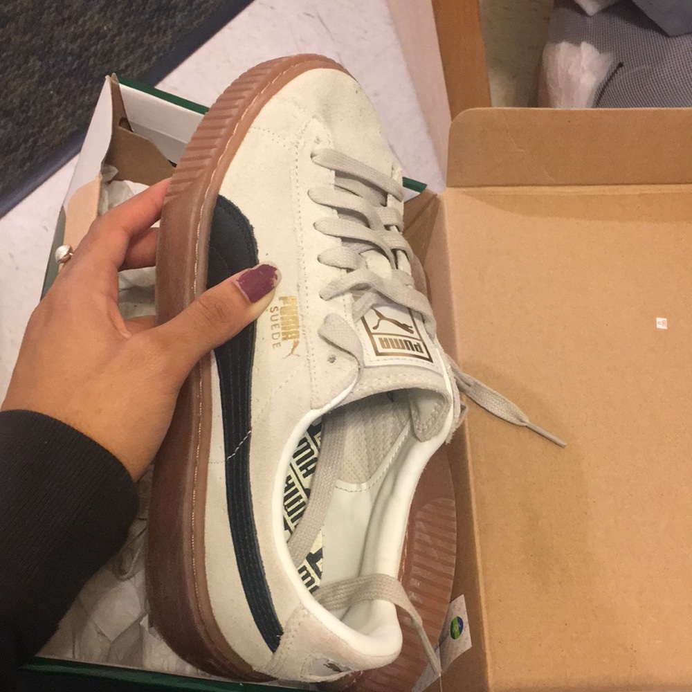 Puma suede  platform core