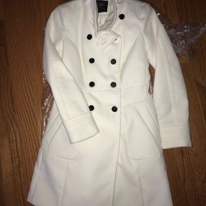 Zara Winter White Coat