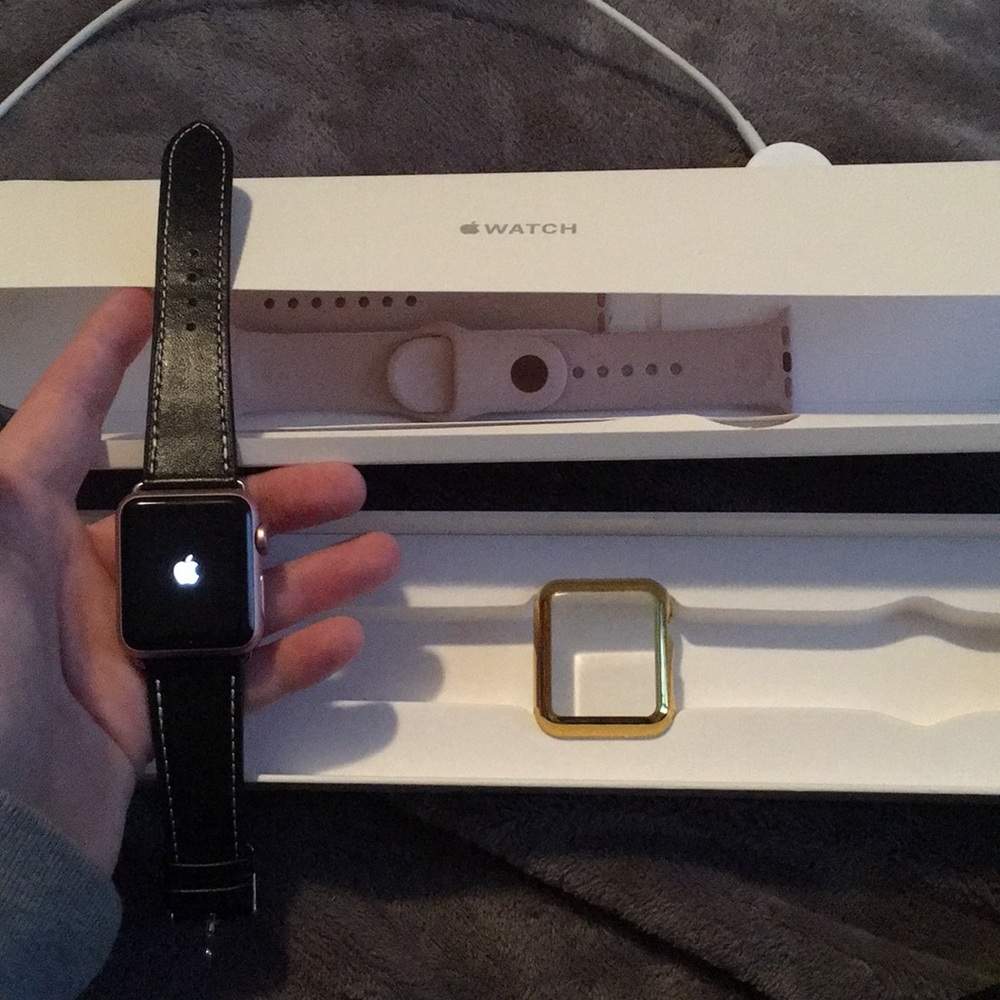 iWatch series 1 rose gold