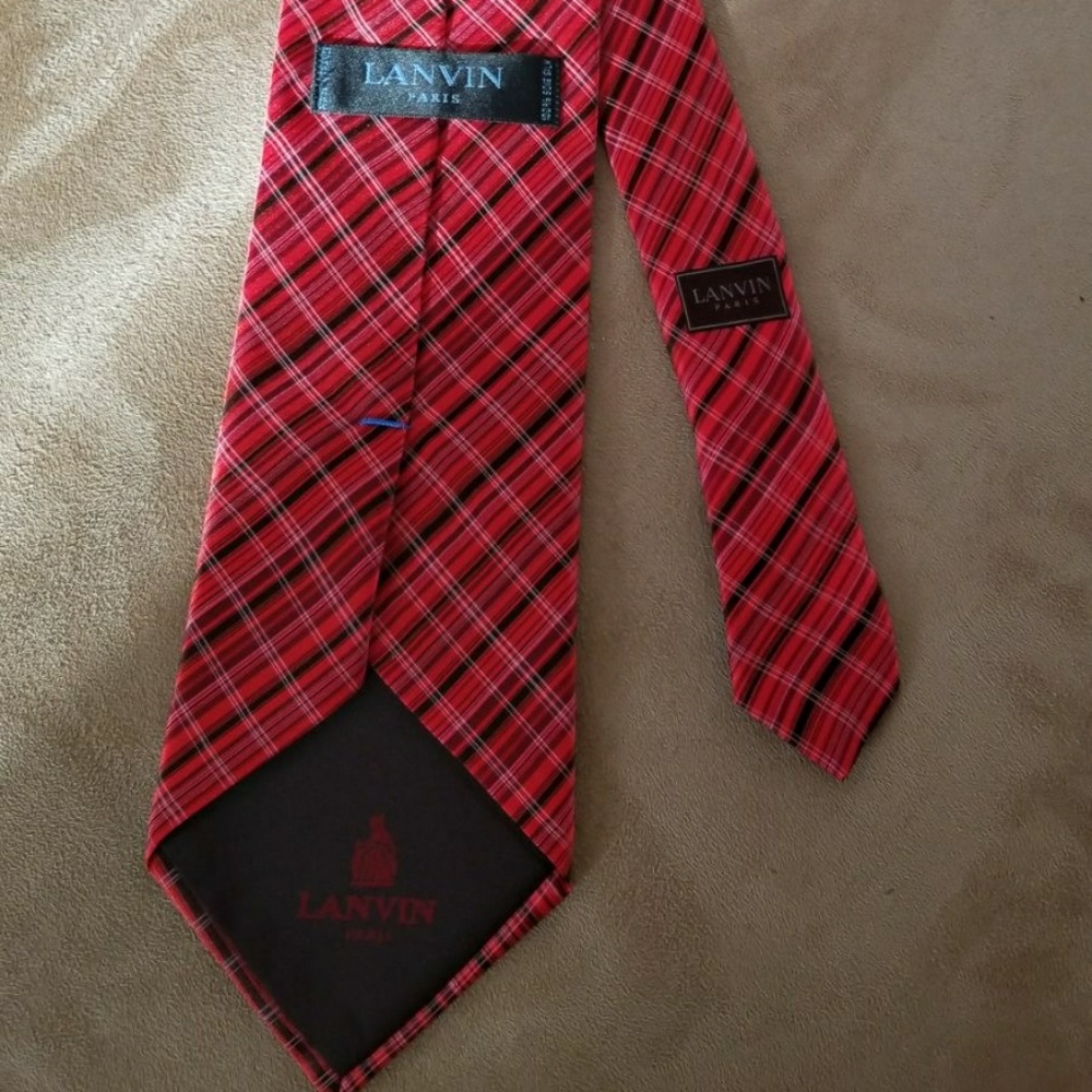 Lanvin silk tie
