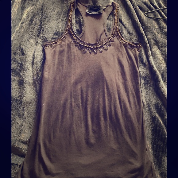 Twelve by twelve boutique embellished tank top - Picture 1 of 8