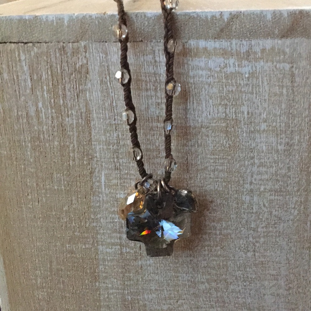 Brighton Crystal Cross Necklace