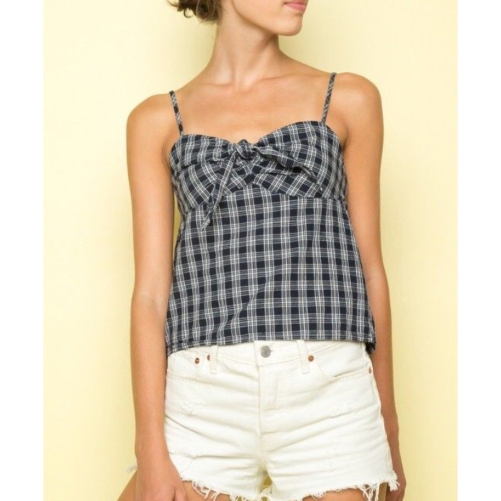 NWT - Brandy Melville Plaid Tank Top