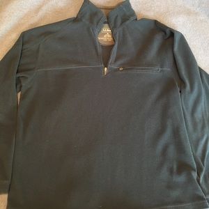 Men’s LL Bean Navy Blue fleece pullover