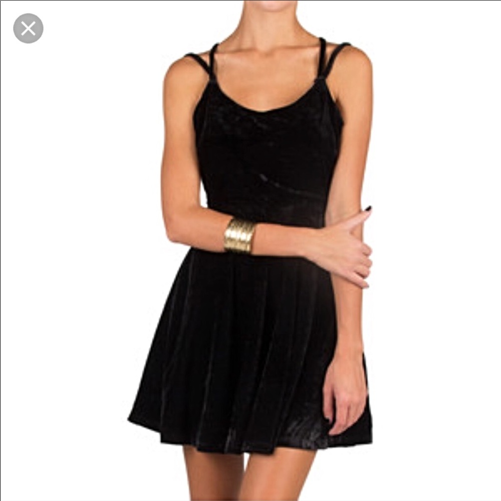 Cecico Velvet Cocktail Dress