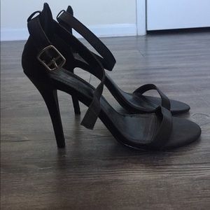 Black Call It Spring Heeled Sandals
