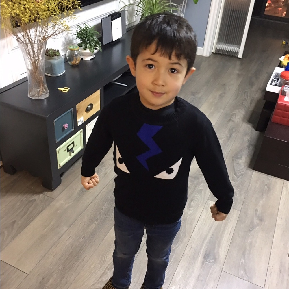 Monster sweater for kids