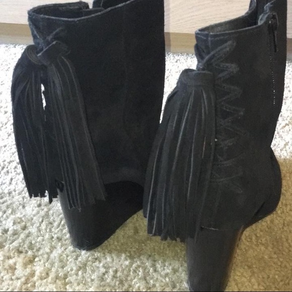 Jeffrey Campbell
Suede Tassel Black Boots - Picture 3 of 4