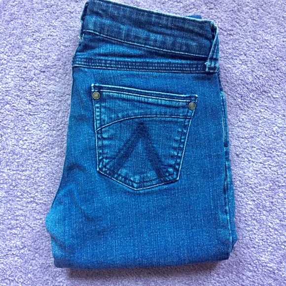 dELiA*s Y2K Morgan straight dark wash denim jean Elena Gilbert Bella Swan school - Picture 3 of 6