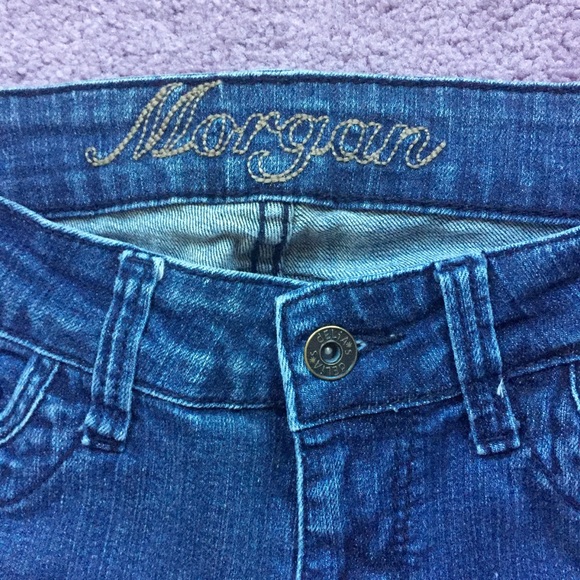 dELiA*s Y2K Morgan straight dark wash denim jean Elena Gilbert Bella Swan school - Picture 5 of 6