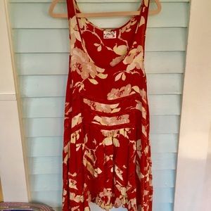 Free People Voile and Lace Trapeze Slip XS