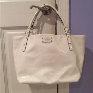 Kate Spade White Tote Purse