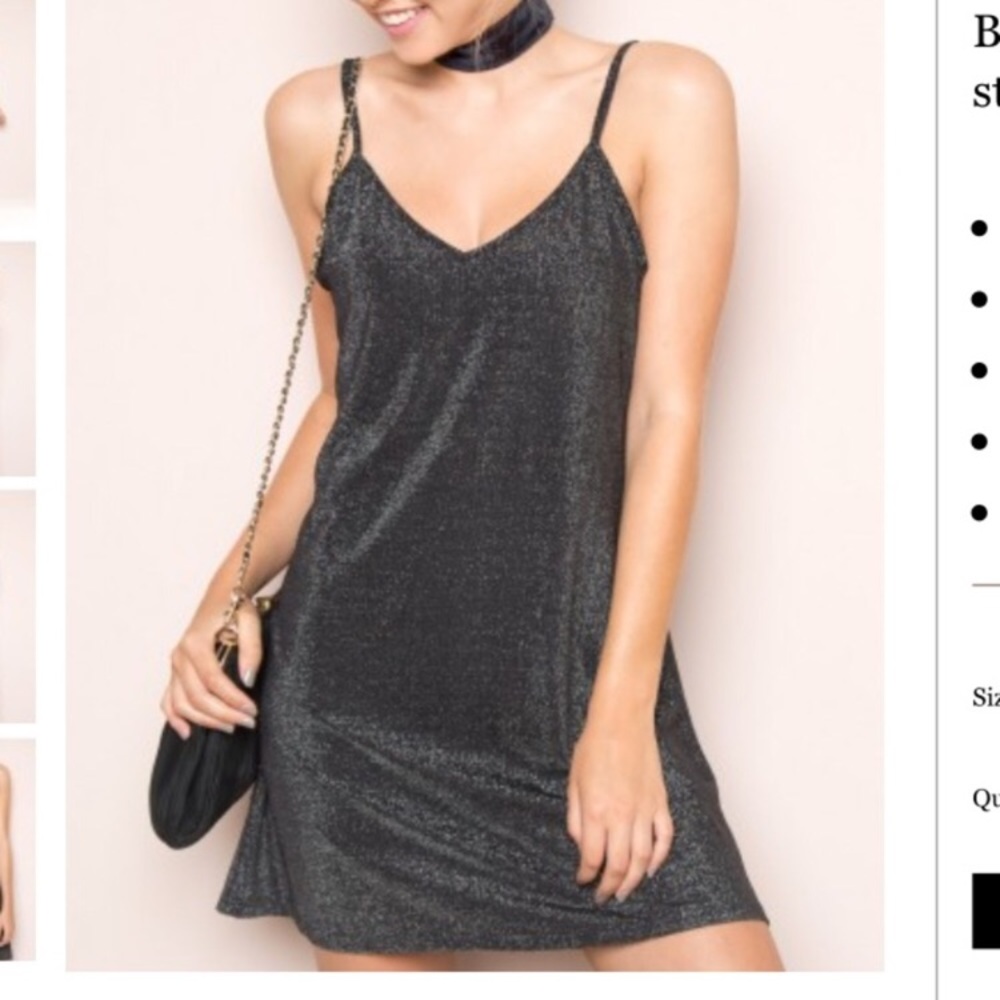 *RARE* BRANDY MELVILLE glitter dress