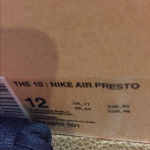 Off white x Nike air presto