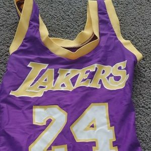 Lakers swin suit