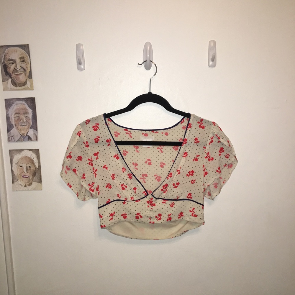 Cooperative - Vintage Cropped Blouse