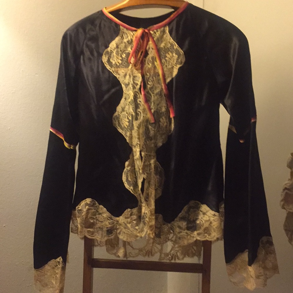 Anna sui silk top