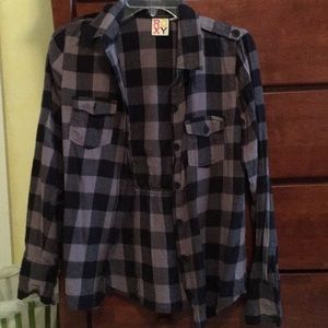 Roxy Flannel Size Small