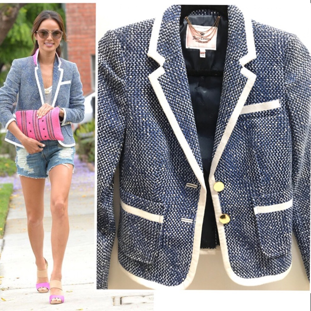 SOLD: Authentic Juicy Couture Tweed Blazer