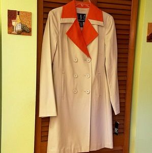 NEW Khaki Size 6 I.N.C Trench Coat