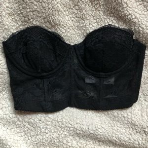 Black Lace Bustier