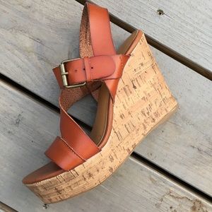 Brown Leather Sandals (hardly worn!)