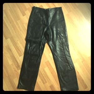 Mix-It Black Leather Pants Size 10