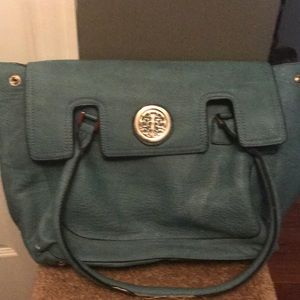 Lisa Fang handbag periwinkle blue. Gently used