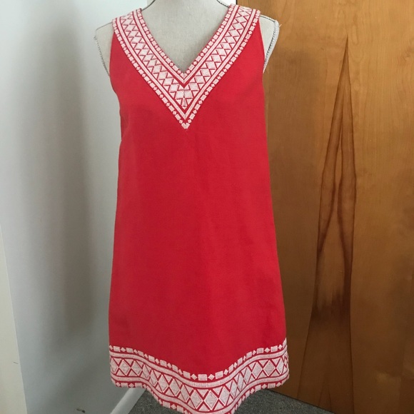 Kate Spade New York Embroidered Shift Dress - Picture 1 of 8