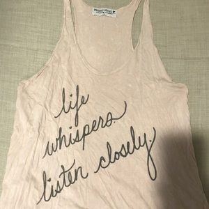 Life whispers listen closely tank