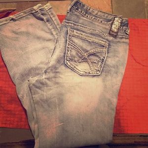 Cute Amethyst plus size jeans👖👓