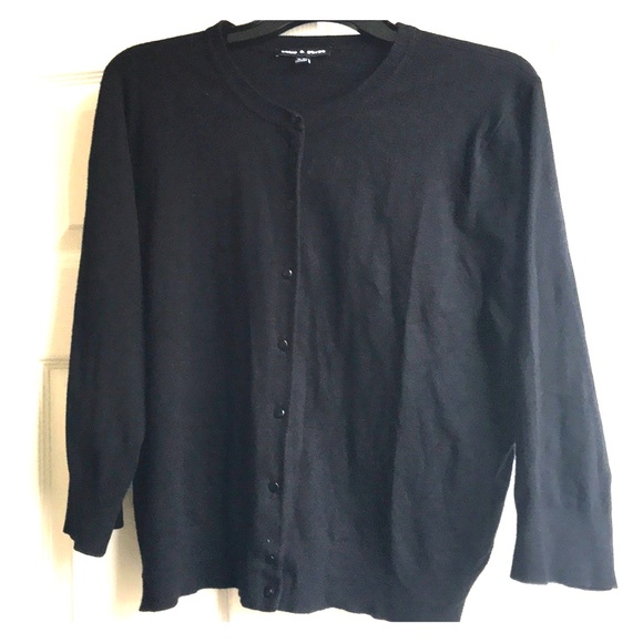 Cable & Gauge Sweaters Black 34 Sleeve Sweater Poshmark