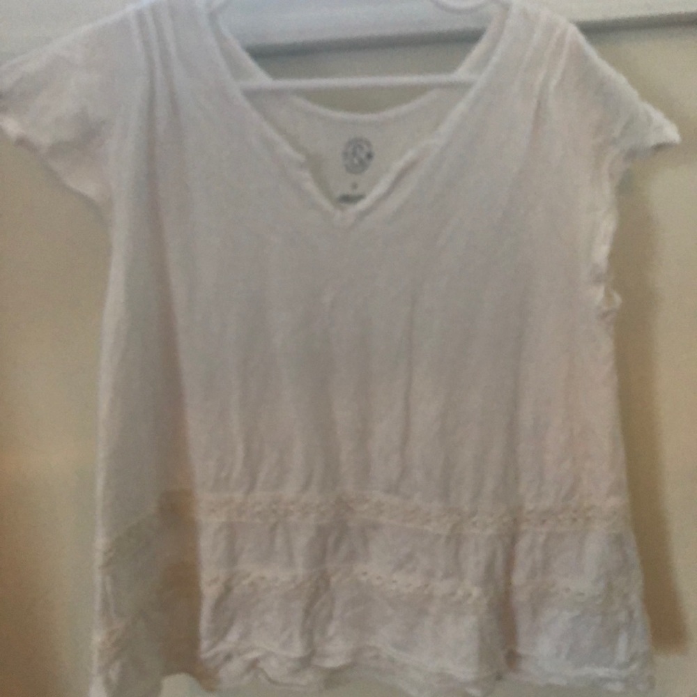 NORDSTROM white cotton shirt