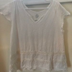 NORDSTROM white cotton shirt