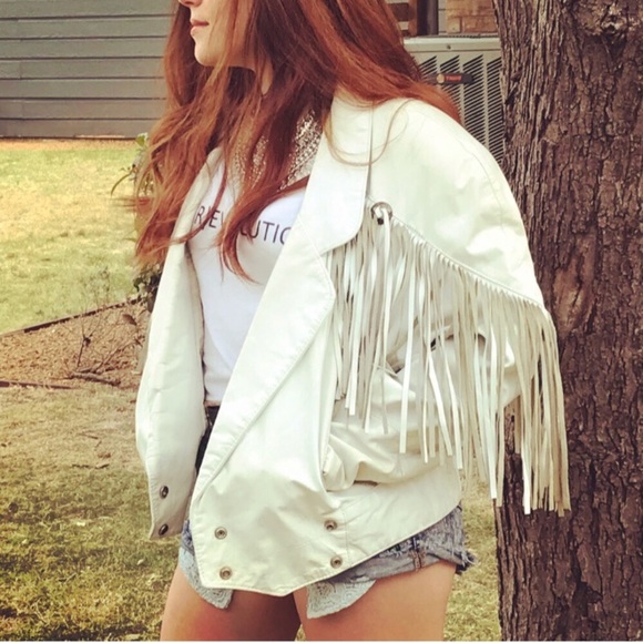 lana del rey fringe jacket