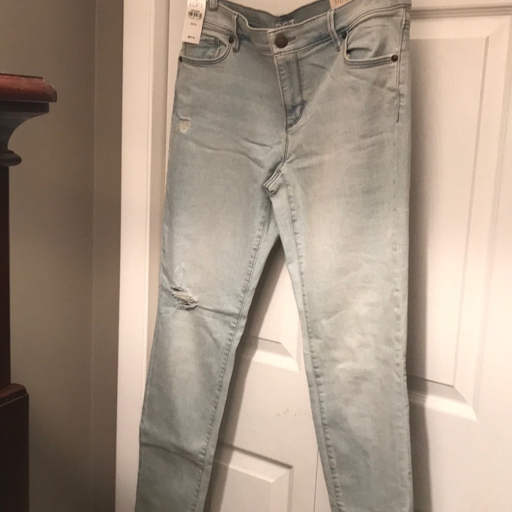 Ann Taylor LOFT Light Modern Skinny Jeans Sz 10/30