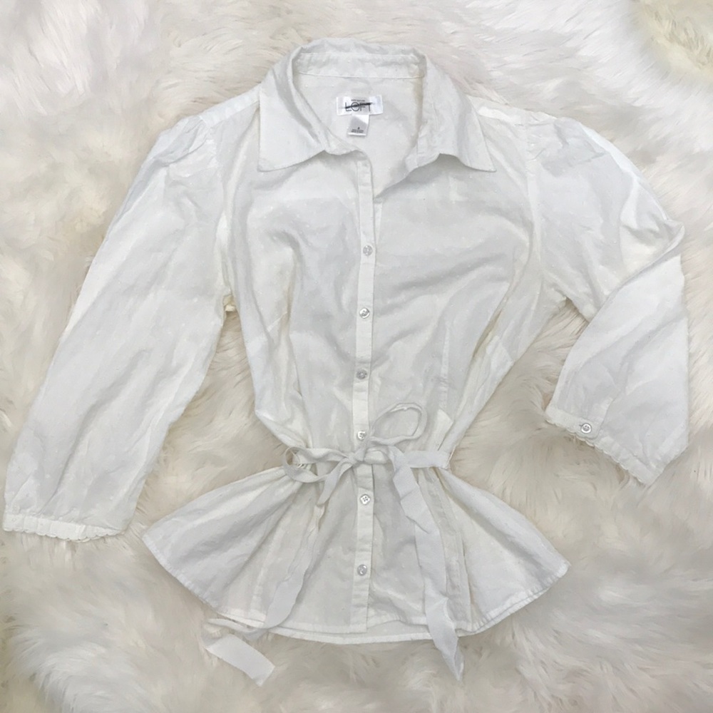Loft Button Up Size 8