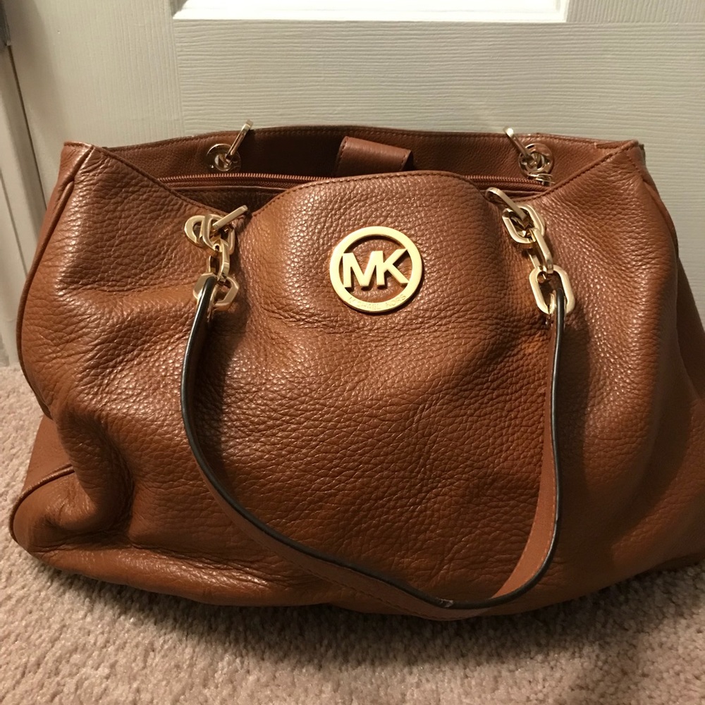 Tan Leather Michael Kors Purse